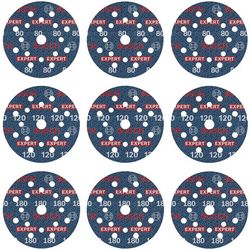 Bosch Set di fogli abrasivi 9 pezzi G80/G120/G180 125mm 2.608.902.407
