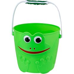 Happy People Green sand bucket face 14.5x13cm