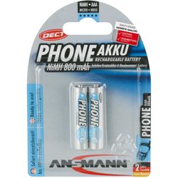 Ansmann Battery 2x AAA 800 mAh for DECT phones