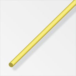 Alfer Round rod solid 1 m brass a=4 mm