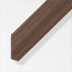 Alfer Soft skirting PVC 5m walnut, self-adhesive a=50 mm, w=15 mm