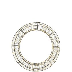 STT LED Angel Wreath Nero 960 LED, Ø 17.7 in, 9 W