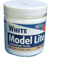 Deluxe Materials Spachtelmasse Model Lite 240 ml, Weiss