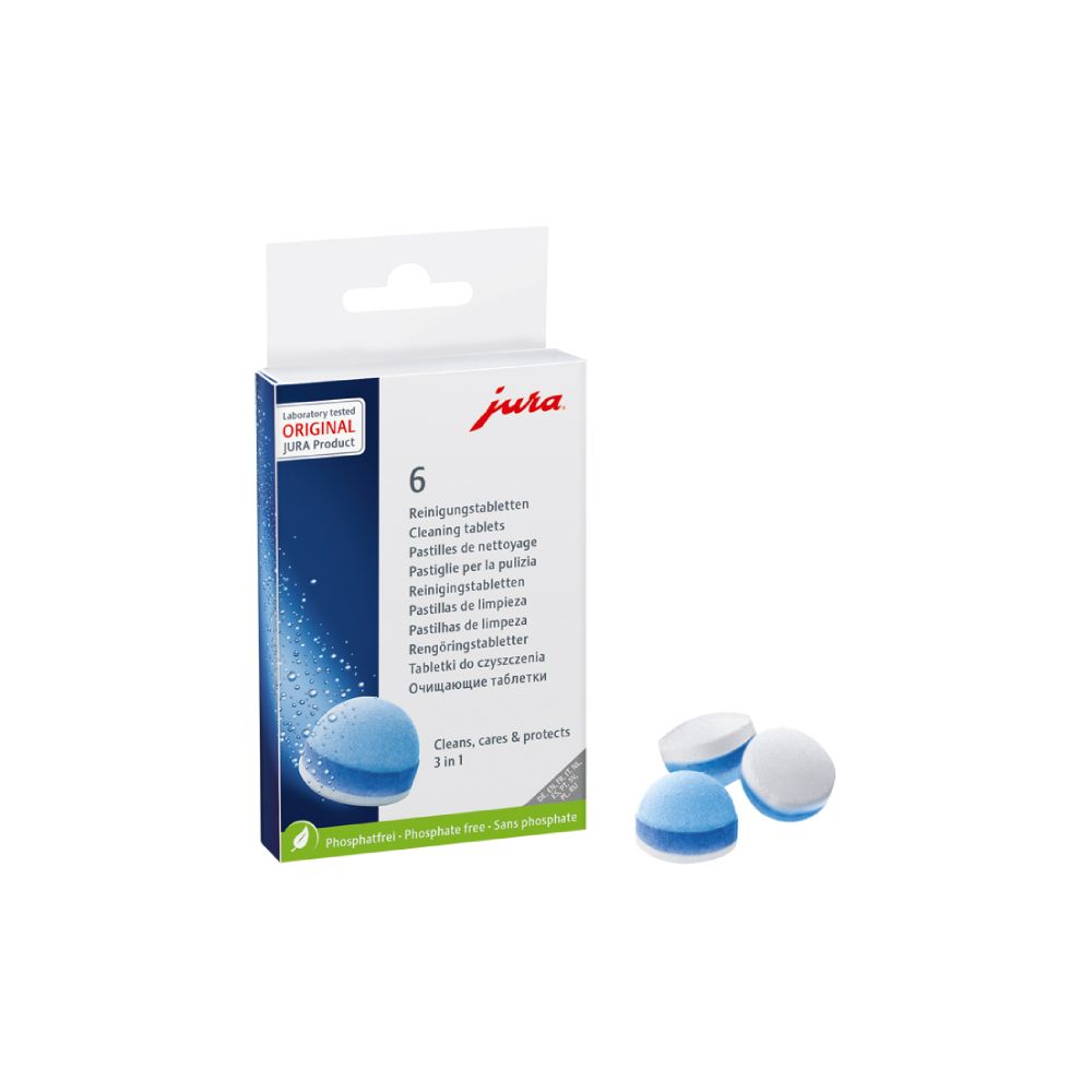 JURA 3-Phase Cleaning Tablets Pack of 6 Bild 1