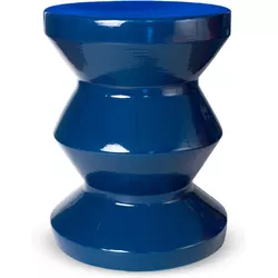 Easy Life Sgabello Blu Ceramica