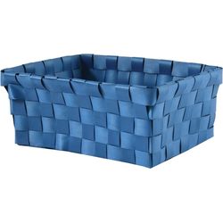 MSV Cestino in polipropilene 19x14x8cm Blu marino