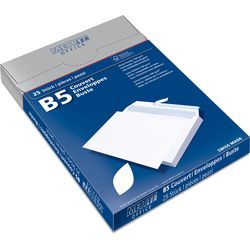 Mettler B5 8096-100-S25 windowless envelopes 100g, ultra white, pack of 25