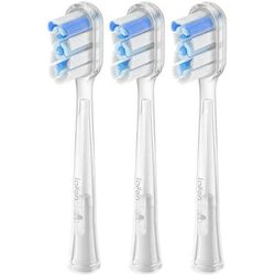Laifen Super-Clean Transparent Toothbrush Heads, 3 Pieces