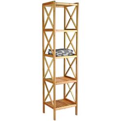COTEXSA Scaffale in bambù 5 livelli 36,5x33x153cm