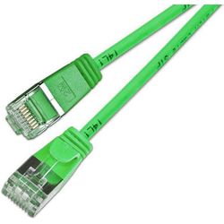 SLIM patch cord Cat 6, U/FTP, 3 m, green