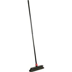 Edi Baur Heavy duty broom with telescopic handle, black