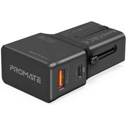 ProMate TriPlug-PD20 Black Reiseadapter