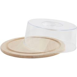 Zeller Presente formaggio cupola faggio tondo ø23x8cm