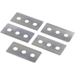Xavax Lame di ricambio per piani cottura in vetroceramica, argento