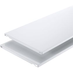 ELEMENT-SYSTEM Steel shelf, white 4811 2 pcs.