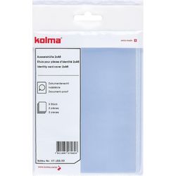 Kolma ID card holders 2 x A6 CopyResistant Transparent, 3 pieces