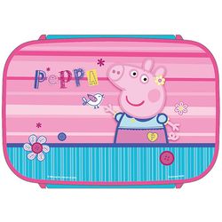 Peppa Pig Lunchbox 13.5x18x6cm Material: Polypropylen