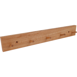 Redecker Hook rail with 5 hooks beech 49 cm