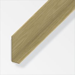 Alfer Soft skirting PVC 5m oak, self-adhesive a=50 mm, w=15 mm