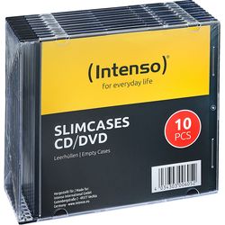 Intenso CD / DVD Custodia Slim Vuota 9001602 10 pz.
