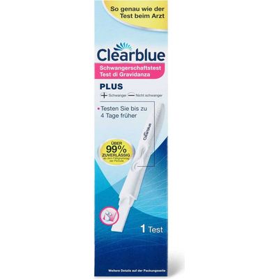 Clearblue schwangerschaftstest mit verfärbender spitze Bild 3