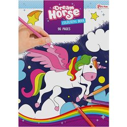 Noname Coloring book unicorn - Dream Horse 96 pages, 7x29x21cm