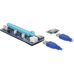 Delock PCI-E Riser Card Crypto Mining PCIe x1 to x16