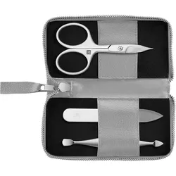 Zwilling Beauty Set di cura delle unghie 3 pezzi con lima e forbici per unghie grigio