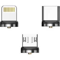 Statik Mag.Tip per Mag.Chargecables PUP-0135 1xLightn.1xUSB-C,1xMicro-USB