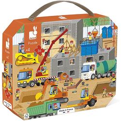 Janod Puzzle construction site 36 pieces. FSC