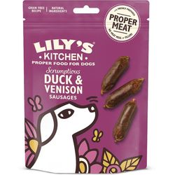 Lilys Kitchen Duck and Venison Sausages, 70 g
