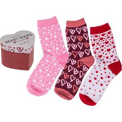 Sombo Set of 3 women's socks hearts size 36 - 42, in heart gift box