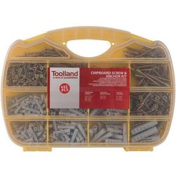 Toolland Chipboard screws 632-piece