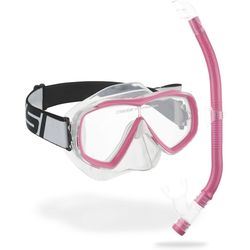CRESSI Estrella Junior + Top Snorkel Combo Pink