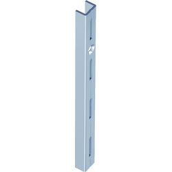 ELEMENT-SYSTEM Wall rail 1-row white aluminum white aluminum L 2500 mm, 2 pcs.