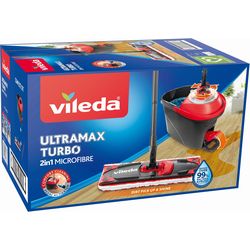Vileda UltraMax 2 in 1 Turbo Flat Mop Complete Set