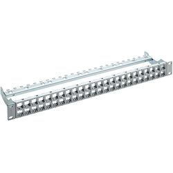 R&M Patch panel 48 Port Cat 6A 1U 19 HD ELISO unshielded, empty