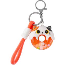 I-total Keychain Donut XL3065 Orange Cat