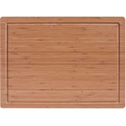 Zeller Present Bamboo cutting board with groove 45x33x1.6cm