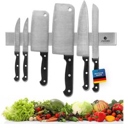 Exitoso Magnetic strip for knives silver