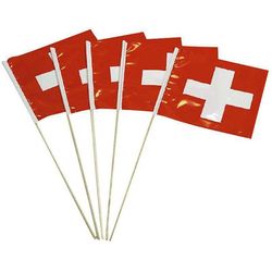 Weco CH plastic flags in a pack of 5 20x20cm