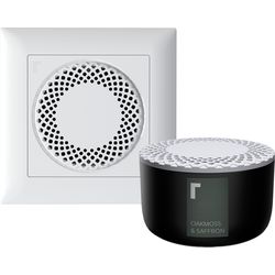 Revoltab Smart room fragrance diffuser Hide Bundle, white, incl. room fragrance capsule Oakmoss &amp; Saffron