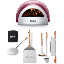 Delivita Starter Collection Pizzaiolo set berry red