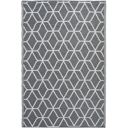 Esschert Design Carpet Graphic 180 x 121 cm, Beige/White