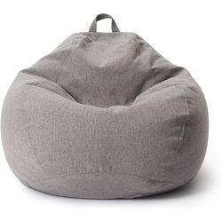 Lumaland Bean Bag Comfort Line 185 L, Light Gray