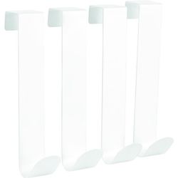 Set da 4 ganci bianchi opachi Kessy