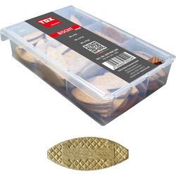 Tox-Dübel Wooden flat dowel Biscuit Wood Miniset, 100 pieces