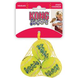 Kong hunde-spielzeug air squeaker tenis ball 4cm