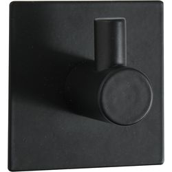 Spirella Meti Gancio Quadrato Nero Opaco