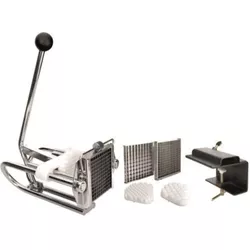 Lacor French fries cutter w. 3 inserts 0.6x0.6 0.8x0.8 1x1cm